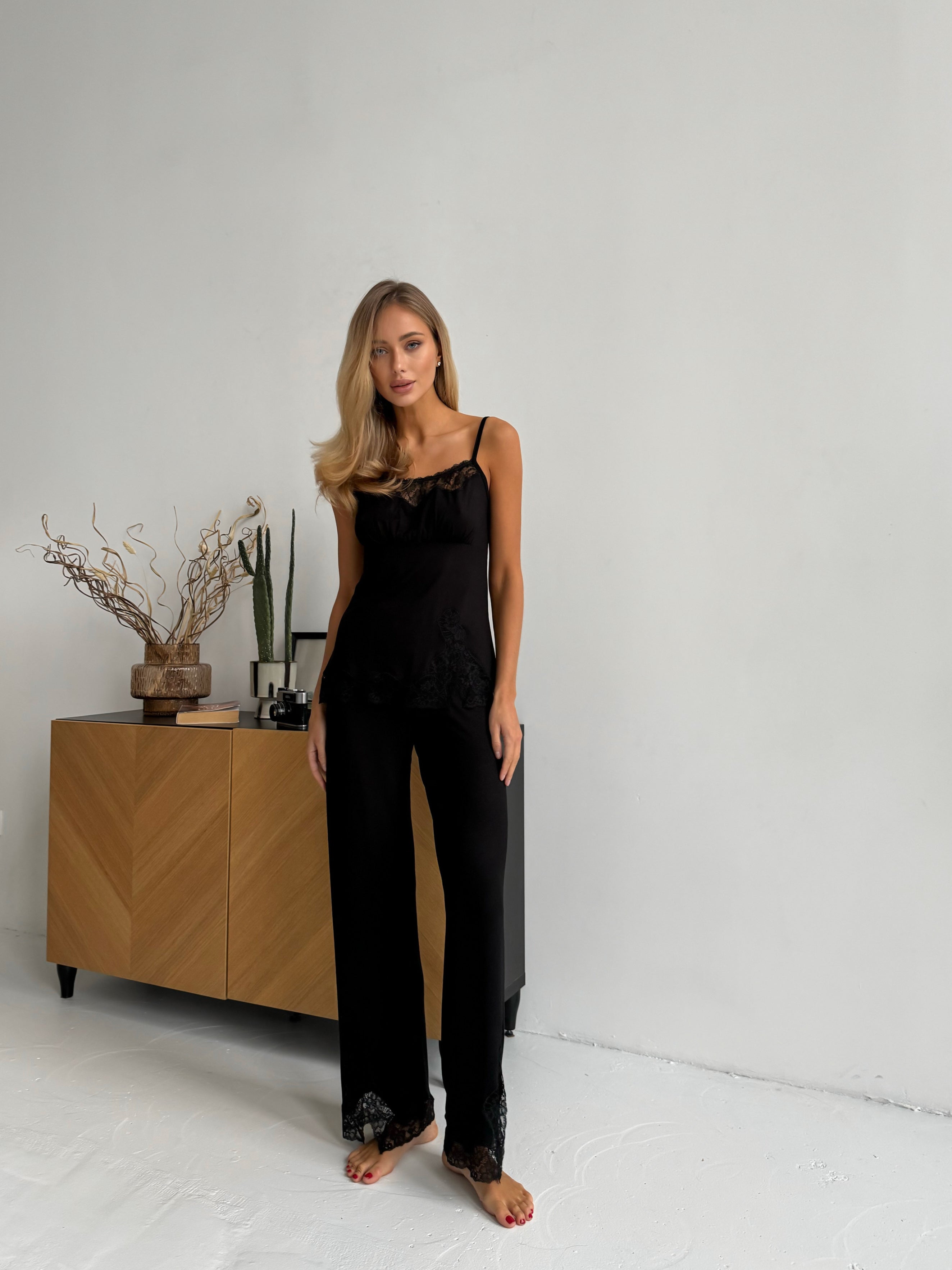 Pajama Set TP-M-8 Black