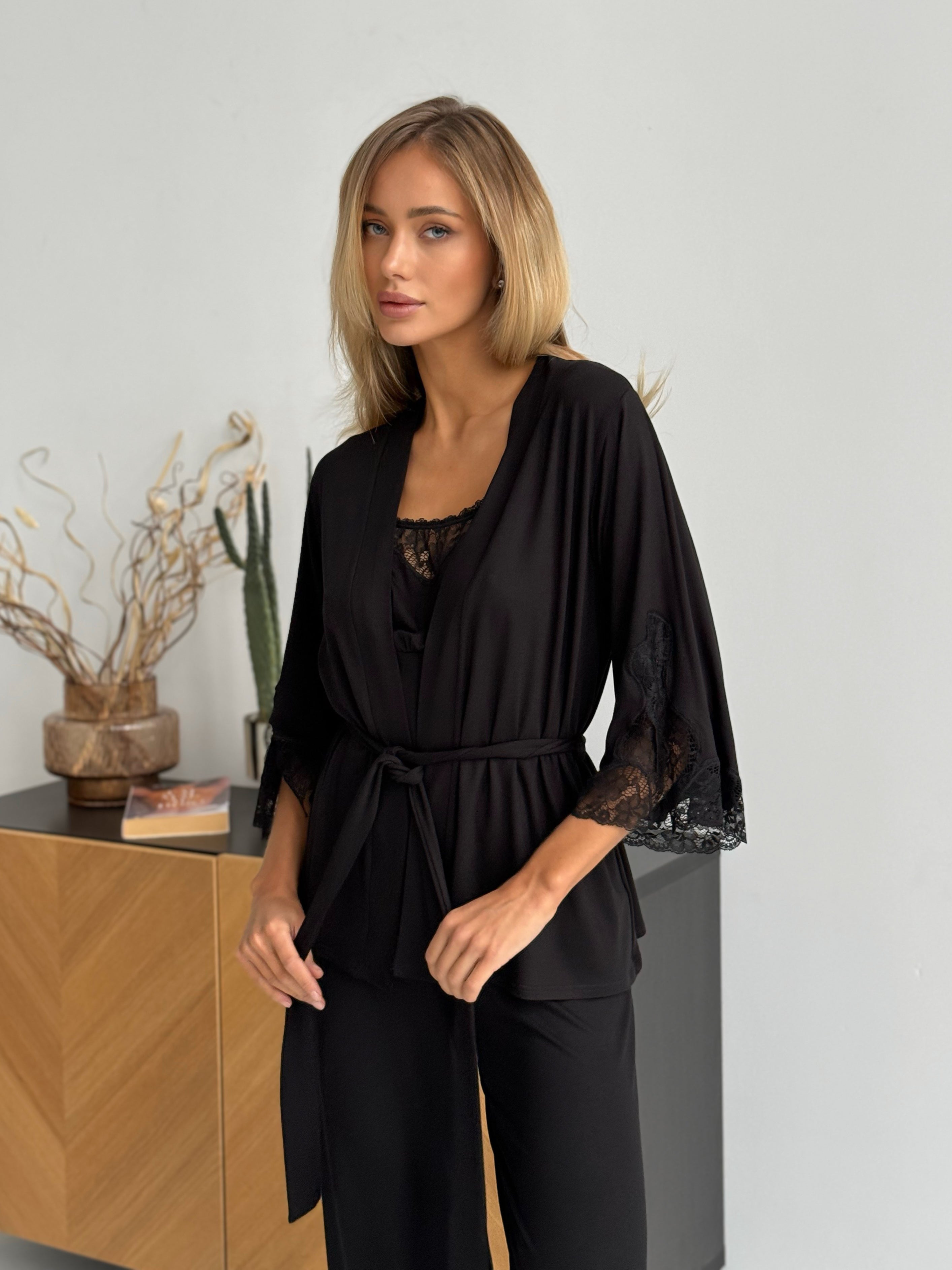 Ensemble de pyjama TP-M-8 Noir