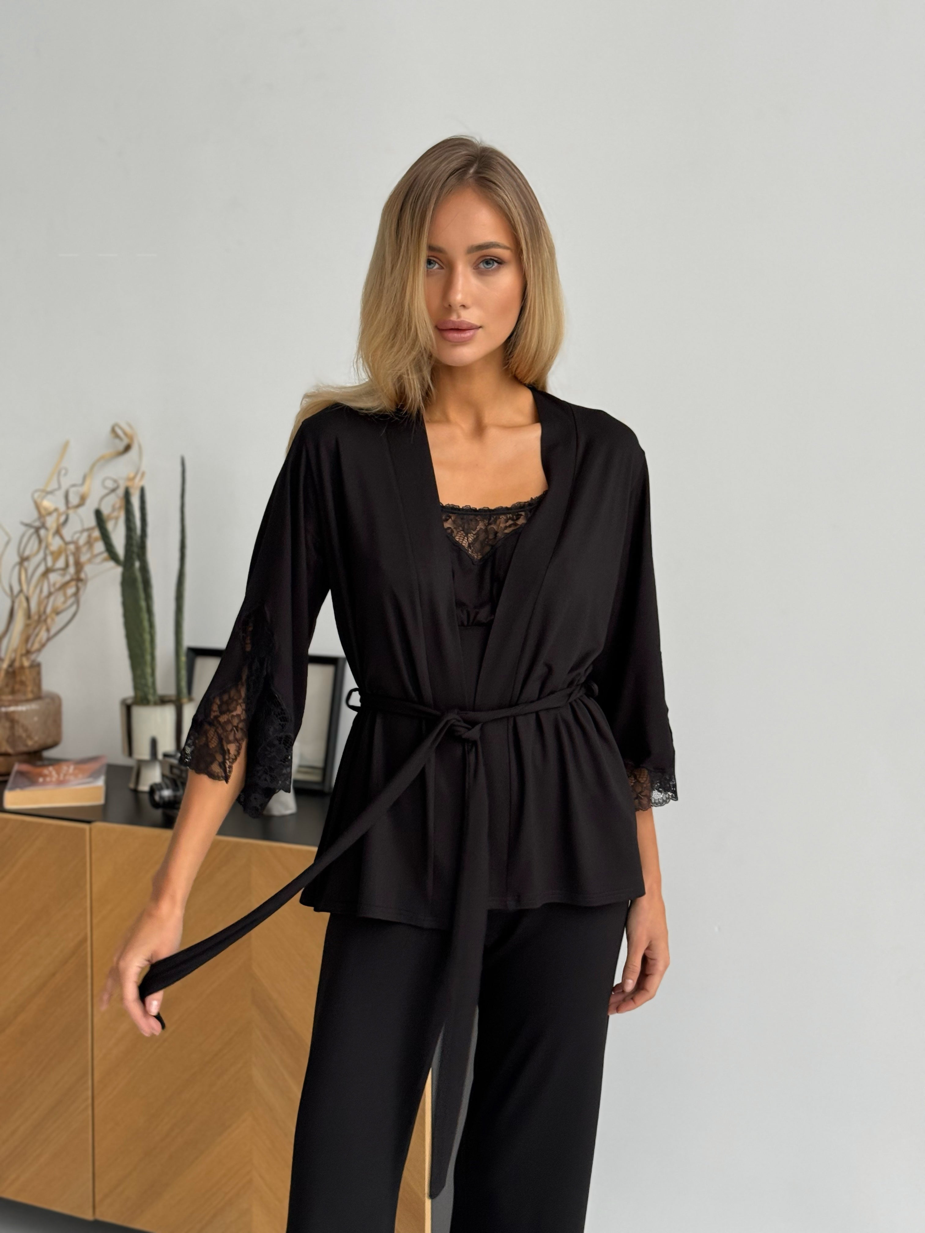 Ensemble de pyjama TP-M-8 Noir