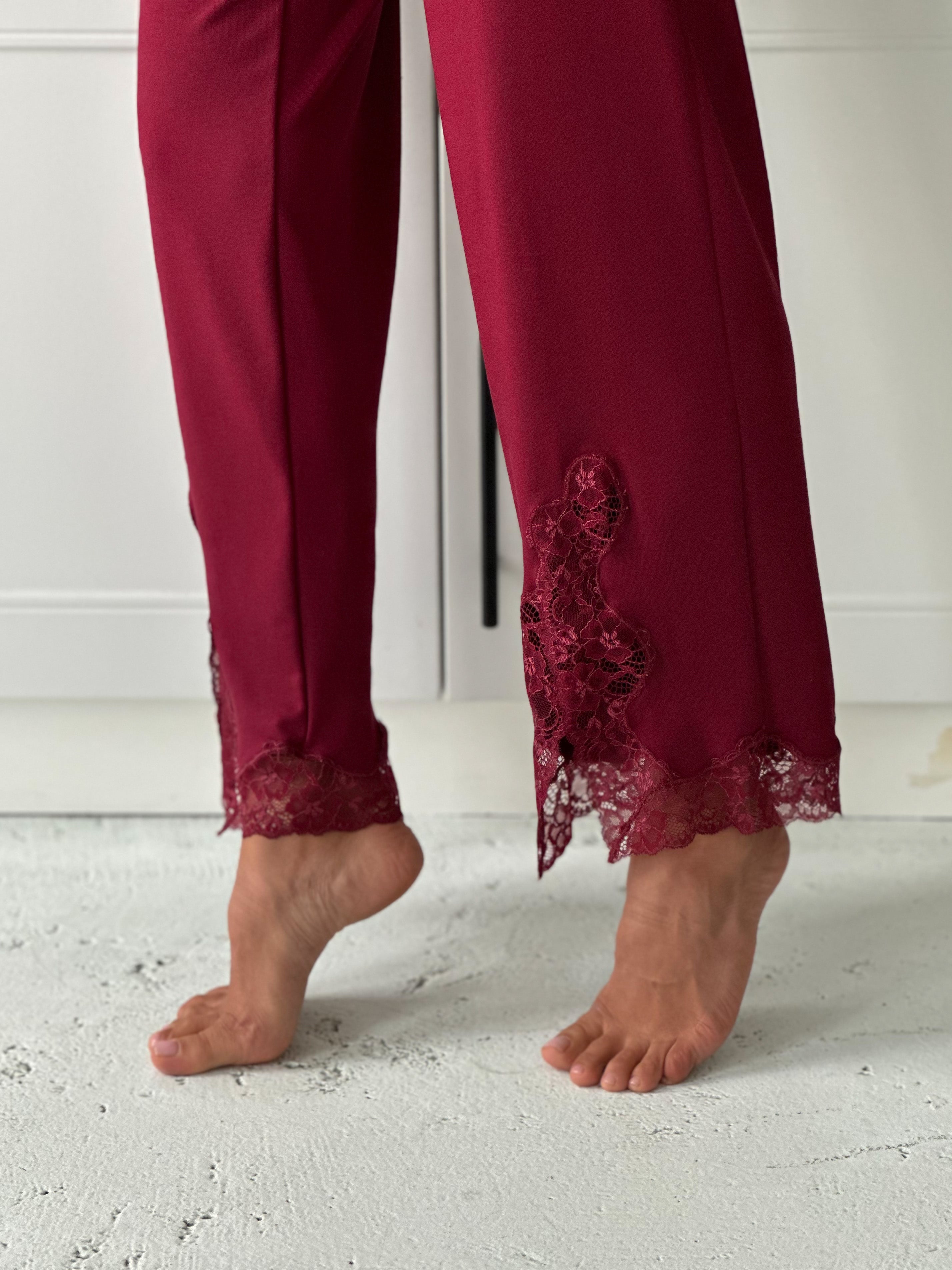 Pajama Set  TP-M-8 Bordeaux