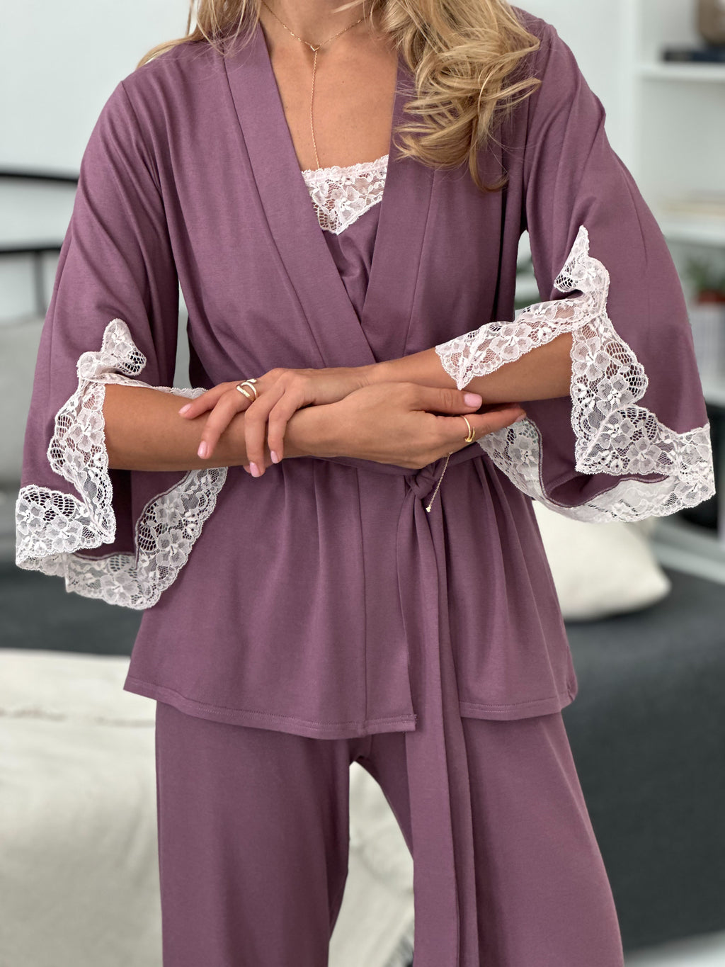 Ensemble de pyjama TP-M-8 Hortensia