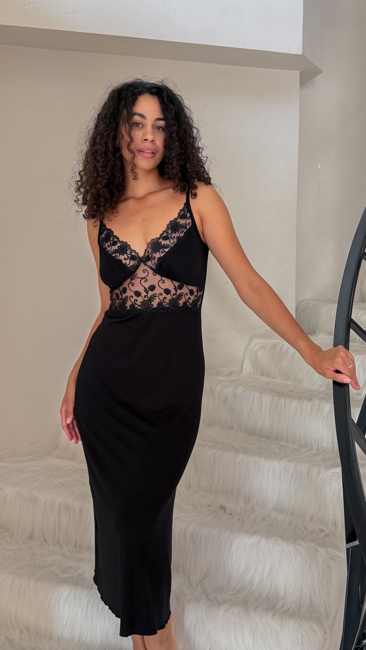 Camicia da notte HC-M-115 Nero