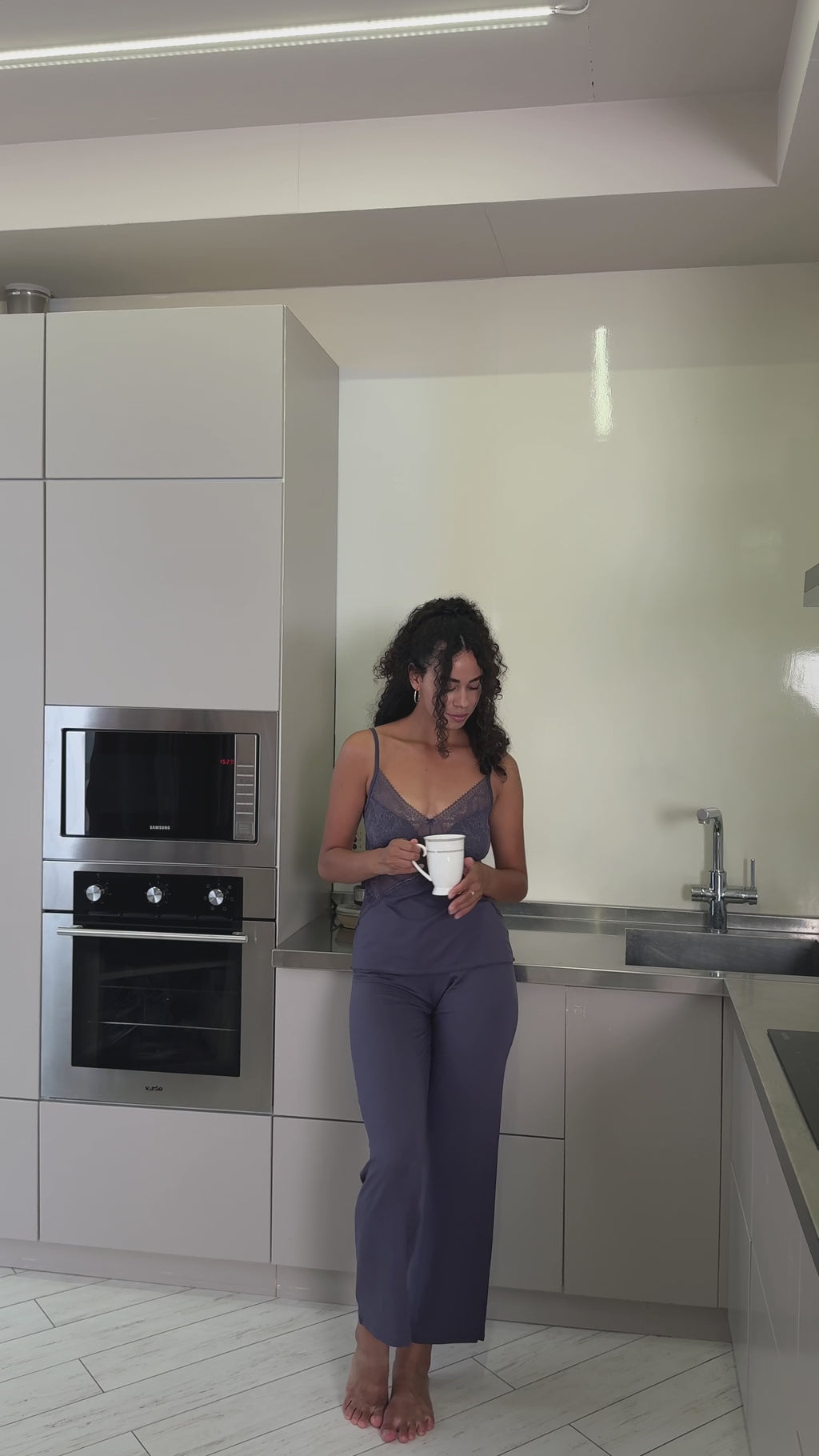 Pyjama-Set, 4-teilig, M-1, Lavender Mist